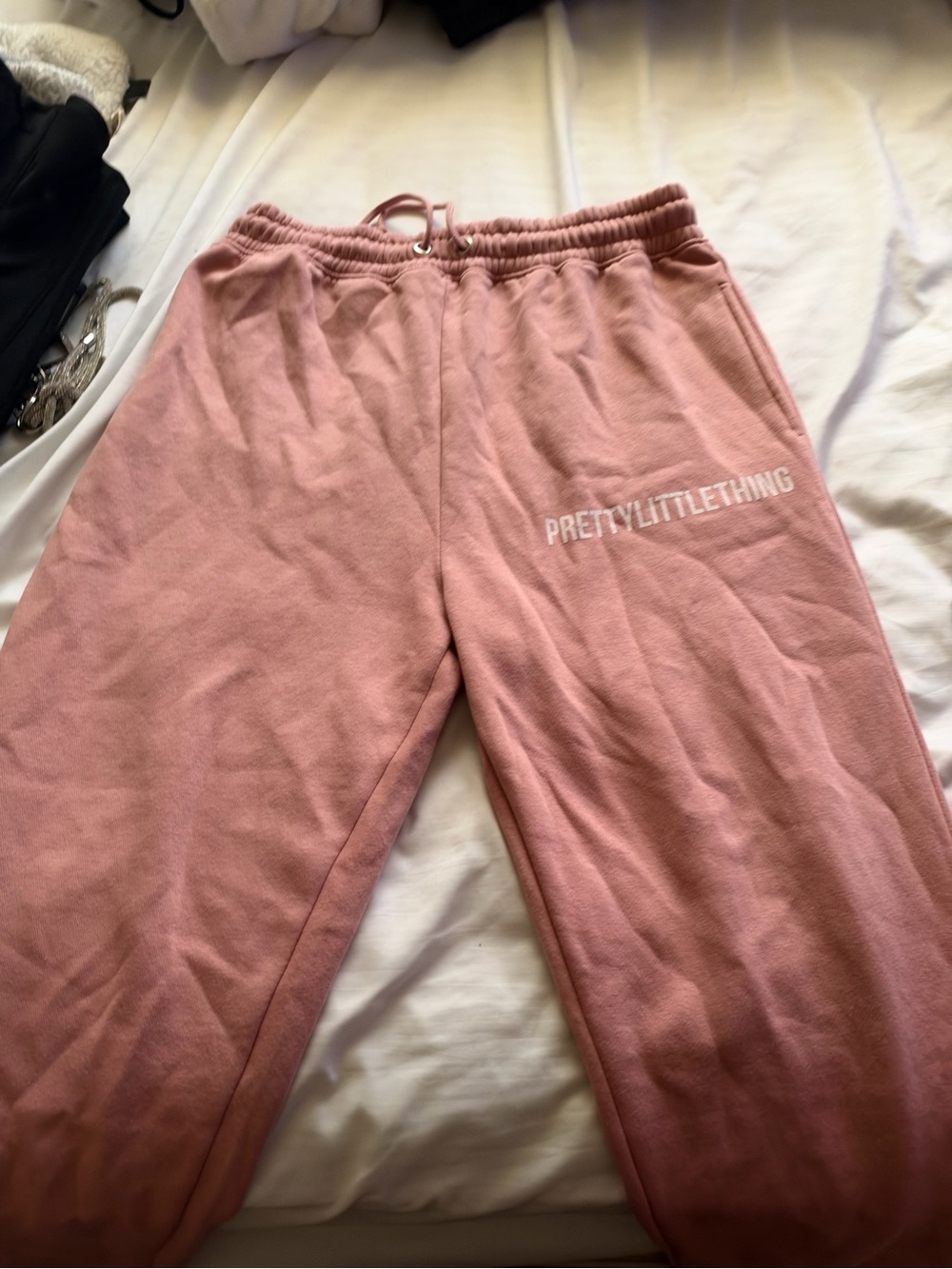 PrettyLittleThing Dusty Pink Girls' Jogger Sweatpants
